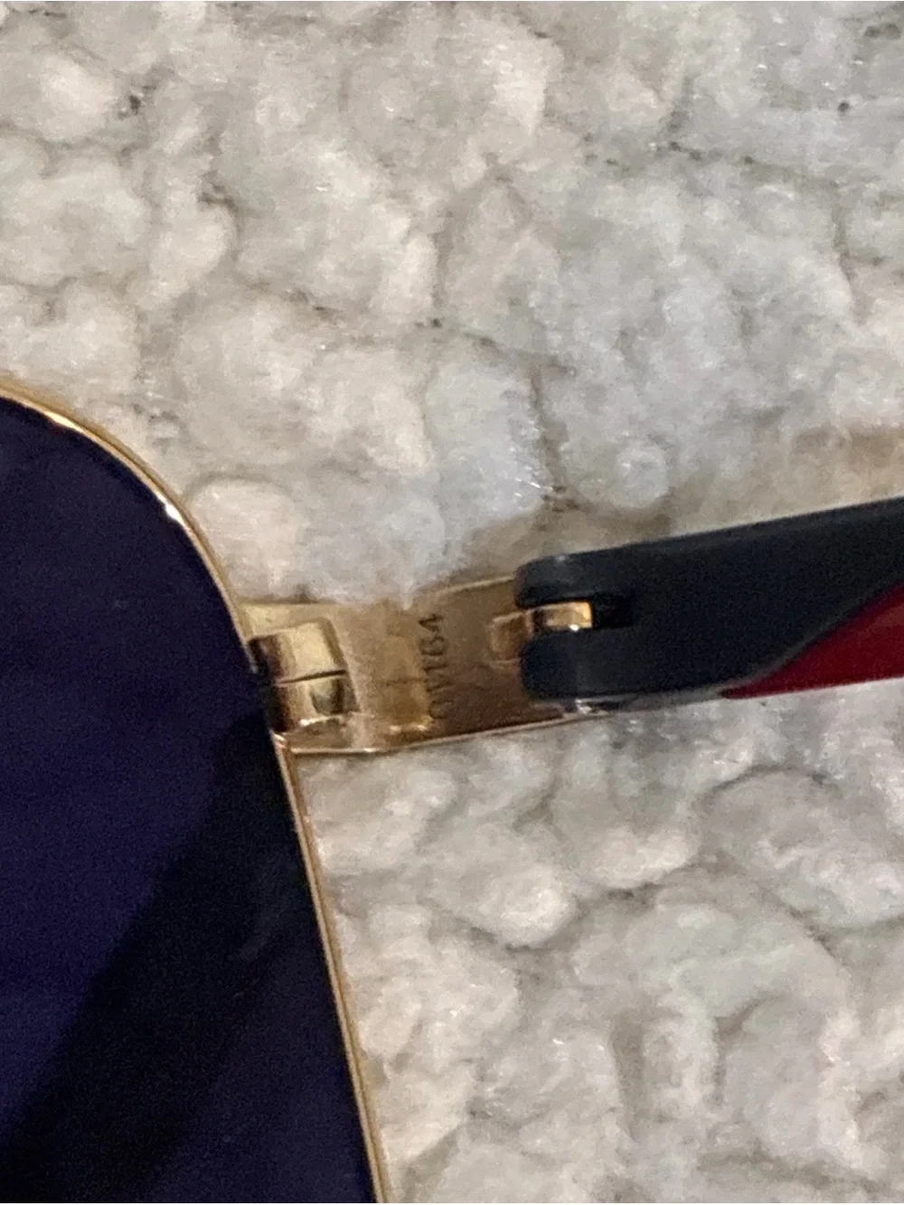 PORSCHE DESIGN Sunglasses Metal Blue Trim  With Case P844